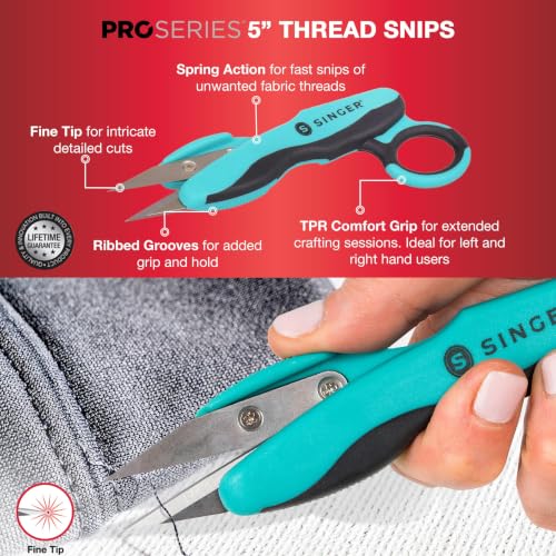 SINGER ProSeries™ Sewing Scissors Bundle, Fabric, Detail & Snips, 3 Count - color: Teal