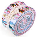 ZMAAGG Jelly Roll Fabric, 40 PCS Jelly Roll, Floral Quilting Fabric - color: Floral Series