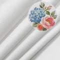 Needlepoint Canvas 13 Mesh, Cotton & Linen Blend, White, 18" x 20" - size: 13-Mesh