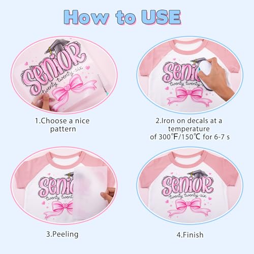 Senior Iron on Transfers Heat Transfer Viny 21pcs - color: halloween patterned