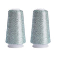 Truevalue 2 Balls Accessory Lurex Yarn, Shining Glitter Metallic Knitting-in Yarn, Sparkle Thread for Knitting and Crochet Sweater Shawl 5000 Yards (Ice Blue) - color: Ice Blue