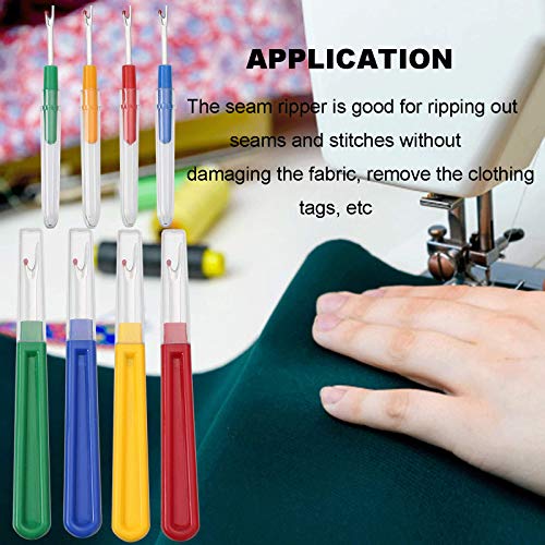9PCS Seam Rippers for Sewing - Borogo Seam Ripper and Thread Remover Kit for Sewing 4 Big and 4 Small Stitch Ripper Tool and 1 Thread Snips