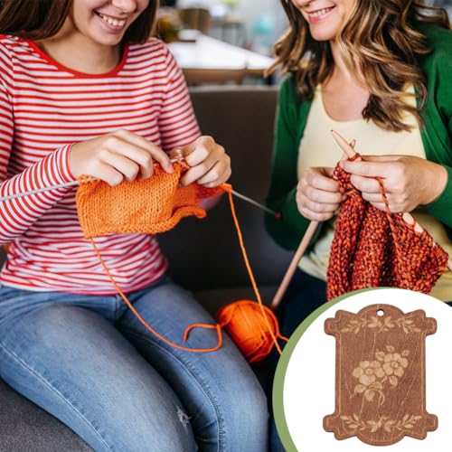 MAYJOYDIY 10Pcs Wooden Thread Winding Boards Embroidery Floss Bobbins Flower Leaves Pattern Bobbin Winder Ribbon Twine Reel for Cross Stitch Craft Sewing Cotton Storage Holder
