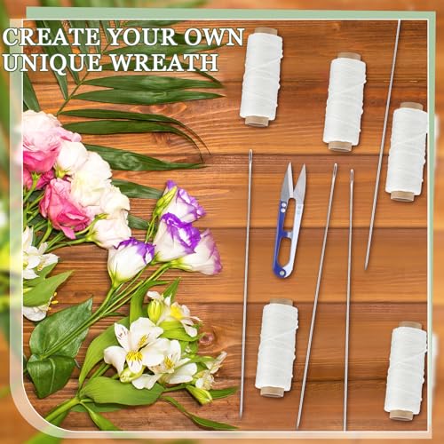 Leriton 13 Pcs Lei Needle Kit 14'', 12'', 9.1'' Needle Lei Making - color: Basic Style, size: 14, 12, 9.1 inches