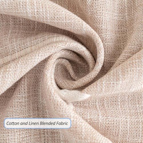 SIELUNO Rectangle Table Cloth Cotton Linen Waterproof Embroidery Tablecloth Rustic Farmhouse Style for Indoor Outdoor Dinning Tabletop Decoration-Plaids Coffee-54 x86 - color: Plaids Coffee, size: 54" x 86" (Rectangular)