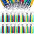 50Pcs Large Seam Rippers Stitch Remover Tool Kit, Seam Rippers for Sewing Embroidery Removal Tool, Mix Multicolor Stitch Ripper Thread Cutter for Crafting Embroidery, Opening Buttonholes