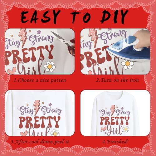 Dazoratix 4th of July Iron on Transfers - 20 Sheets Patriotic USA Flag Bow DTF Ready to Press 250th Anniversary Independence Day America Heat Patches Sticker Vinyl Decal for T Shirts Clothes DIY Craft - style: 4th of July