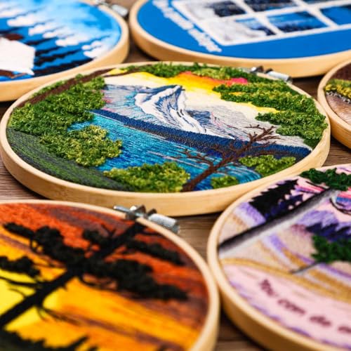 Bob Ross Embroidery (Embroidery Craft)