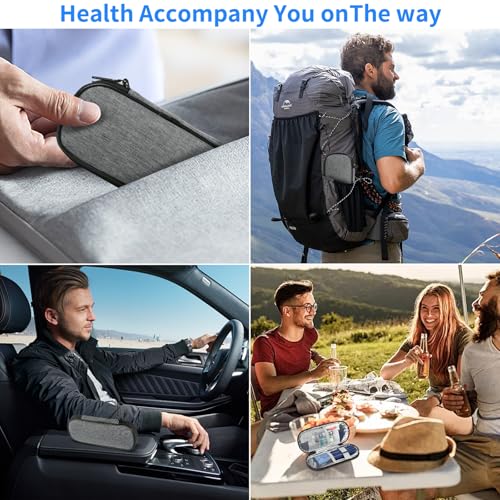 Insulin Pen Cooler Travel Case with 2 Reusable TSA Approved Ice Packs, Diabetic Medication Insulated Cooler Bag for Insulin Pens and Other Diabetic Supplies Storage Grey - color: Grey