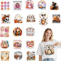 20 Pcs Fall Halloween Iron on Transfers for T Shirts - color: Autumn Watercolor