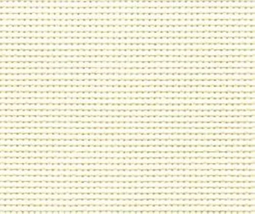 19" x 28" 18CT Counted Cotton Aida Cloth Cross Stitch Fabric (Cream) - color: Cream