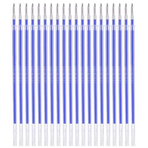 100 Pcs Heat Erasable Pen Refills, Fabric Marking Pens High Temperature Disappearing Ink Fabric Markers Leather Garment Dash Marker Pen Refills Tailoring Accessories