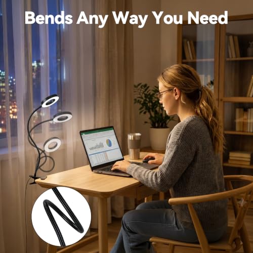 Clip On Reading Light for Bed, 670nm Red Light