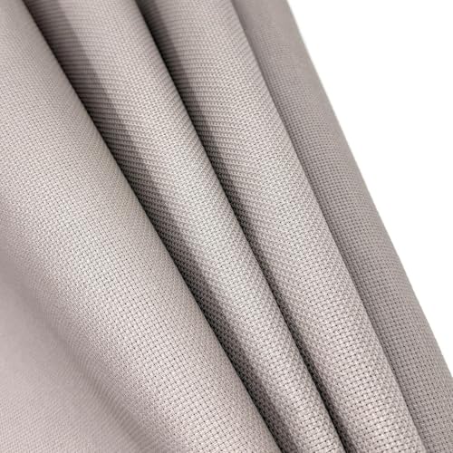 Aida Cloth 14 Count Cross Stitch Fabric Cross Stitch Aida Cloth for Embroidery and Needlework (Light Coffee Color, 30 * 39inch) - color: Light Coffee Color