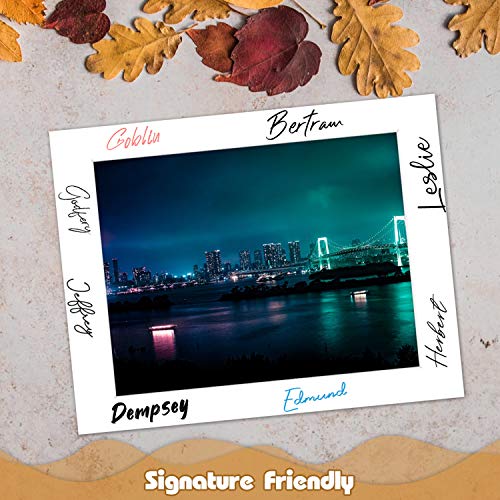 Golden State Art 11x14 White Backing Board, 10 Pack Backer Board for Print - size: 11x14