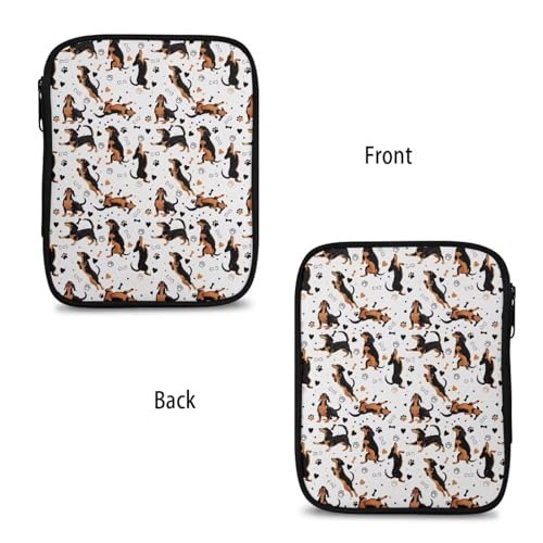 Kathyboom Empty Crochet Hook Case - Dachshund Crochet Hook Organizer Case Stand Up-Corchet Organizer - Crochet Hook Holder for Crochet Needles, Crochet Accessories - color: Dachshund