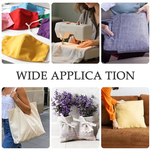 3 Pieces 18 x 21 Inches Cotton Fabric Precut Quilting Fabric Bundles Solid Colors Layer Cakes Quilt Material for DIY Craft Sewing Embroidery (White) - color: White