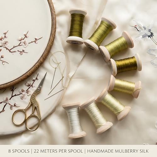 Natural 100% Mulberry Handmade Embroidery Silk Thread Silk Floss (72) - color: 72