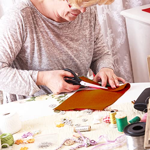Jtnohx Soft Felt Fabric Flexible Craft Felt Sheets Light Brown 6" 20Pcs - color: Light Brown