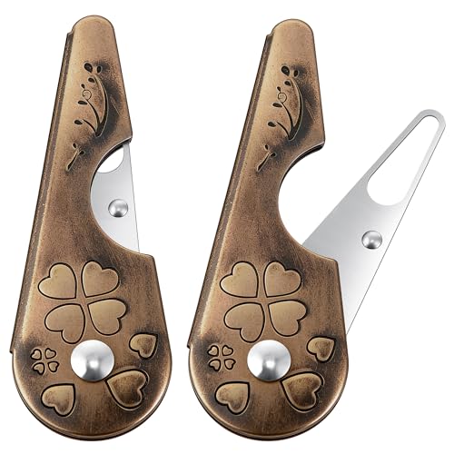 2 Pack Needle Threaders for Hand Sewing, 5.1" x 2.8" x 0.5"Yarn Threader