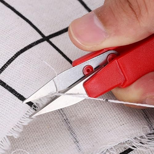 4.5-Inch Sewing Scissors (Pack of 4) - Small Yarn Thread Cutter Snips & Trimming Nippers for Stitch Work, Mini DIY Supplies & Craft Shears, Ultra-Sharp & Ergonomic