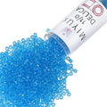 Miyuki Delica Seed Beads - color: DB1318 - Dyed Transparent Capri Blue
