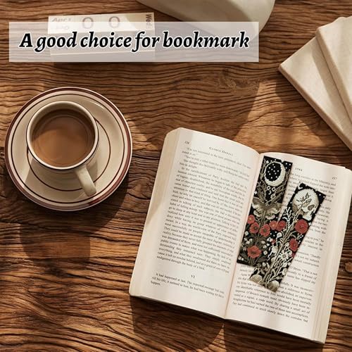 NEGEKFKX 4 Pcs Flower Cross Stitch Bookmark Kit for Adult Beginners - color: Cross stitch bookmark-6