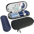 CDBXPRG Insulin Pen Cooler Travel Case, 2 TSA Approved Ice Packs Black - color: Black