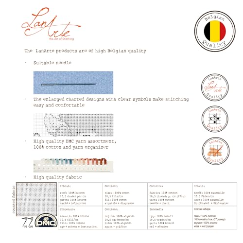 Lanarte Counted Cross Stitch kit Arabian Woman - style: Arabian Woman