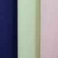 KCS 3 pc of 15" x 18"(38cmx45cm) Counted Cross Stitch Cotton Aida Cloth Needlework Rolled Fabric Box,14CT,Royal Blue+Light Green+Pink - color: Royal Blue+light Green+pink, size: 14CT