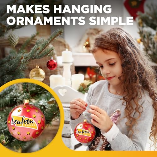 Leafeon 150 Pack Ornament Hooks for Christmas - Essential Christmas Ornament Hangers - Perfect Xmas Ornament Hangers for Christmas Tree Decoration Green