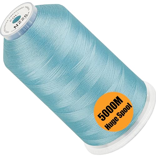 New brothread Huge Spool Embroidery Thread -Baby Blue Fits Janome Color - color: Baby Blue-N228