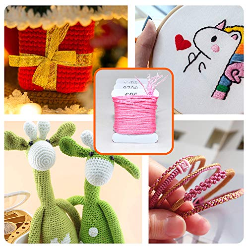 98 Color Embroidery Floss Cross Stitch Cotton Threads Bracelet String with Organizer Storage Cross Stitch Tools Embroidery Kit for Beginners Cross Stitch/Friendship Bracelets/Tassels/Crafts - color: 98 Color