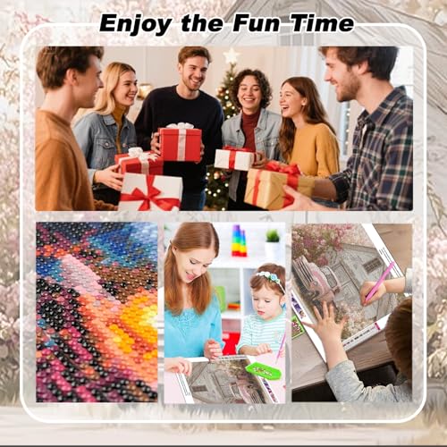 EIBEILI Diamond Art Kits for Adults Pink Truck and Barn Diamond Painting - color: DP03806