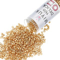 Miyuki Delica Seed Beads - color: DB1833 - Duracoat Galvanized Yellow Gold