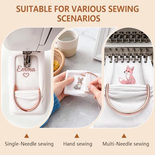 Sock Embroidery Hoop, Sock Hoop for Embroidery Machine, Embroidery Sock Hoop Kit, Embroidery Hoop for Sock Position, Sock Embroidery Tool for Brother & Singer, Including Adult 2, Kids 1,Stabilizer 10