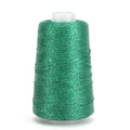 Metallic Crochet Thread, 80g Lurex Yarn for Charms(Green) - color: Green