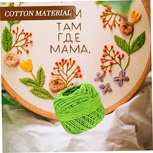 STOBOK 16 Rolls Cross Stitch Thread Crochet Thread Multi-Function Embroidery Bracelet DIY Embroidery Kit Embroideries Making Crafts Cotton Sewing Machine