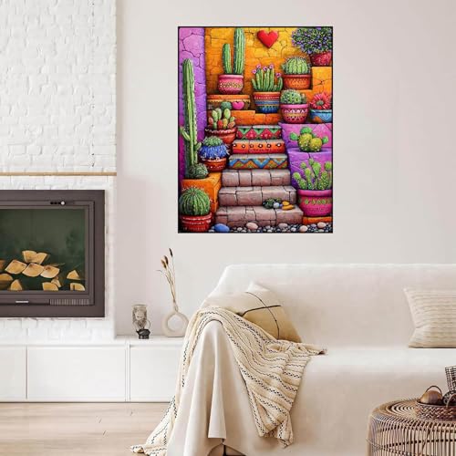 Dugsmgd Plant Diamond Art Kits for Adults, Diamond Painting Kits 12x16 Inch - color: Plant