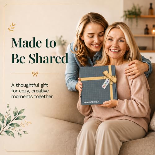 Bradove Beginner Embroidery Kit for Adults and Kids