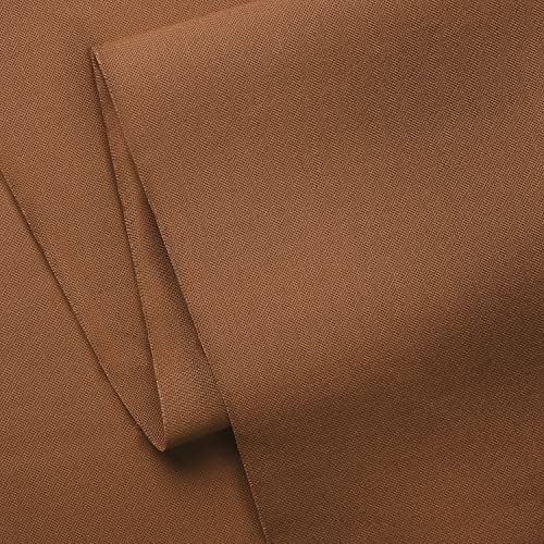 Craftido-19 Options-100% Cotton Fabric by The Yard in Solid Color 44”Wide by 3yd (9 ft) -Medium Weight 5.2 oz-Soft Cotton for Quilting, Sewing, Crafts, Binding, Backing and Lining - Brown - color: Brown