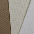 KCS 3 pc of 12" x 18"(30cmx45cm) 16CT Counted Cross Stitch Cotton Aida Cloth Fabric (White+Cream+Khaki) - color: White+cream+khaki