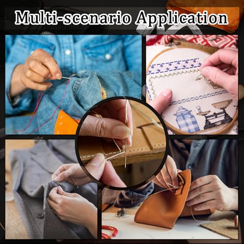 Sewing Kit for Adults, 38 Pcs Heavy Duty Sewing Kit with Upholstery Needles