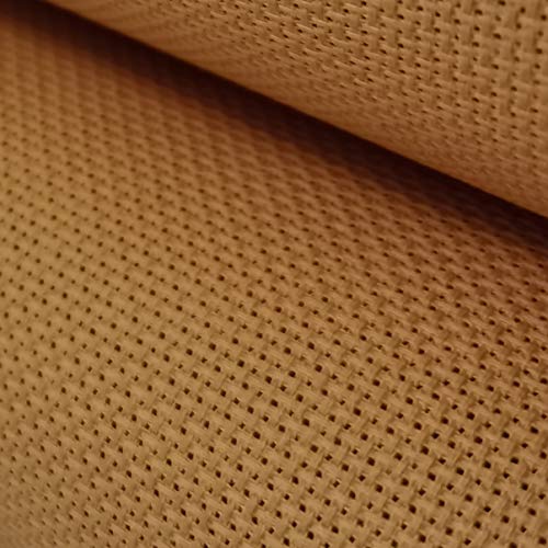 19" x 28" 18CT Counted Cotton Aida Cloth Cross Stitch Fabric (Topaz md) - color: Topaz Md