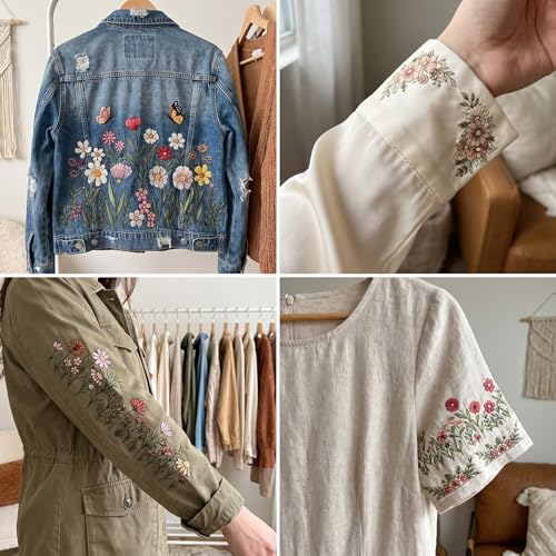 Water Soluble Embroidery Patterns, Stick and Stitch Embroidery Stickers