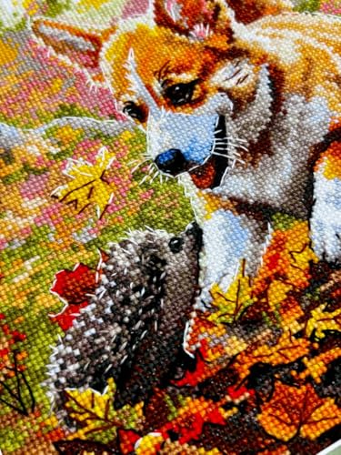 RIOLIS 2303 Meeting in the Forest Counted Cross Stitch Kit 8.25 x 11.75 in - style: Meeting in the Forest 2303