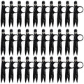 JubileeYarn Professional Multi-Purpose Titanium Precision Trimmer - Black - 30 Pairs - color: Titanium - Black, size: 30 Pairs