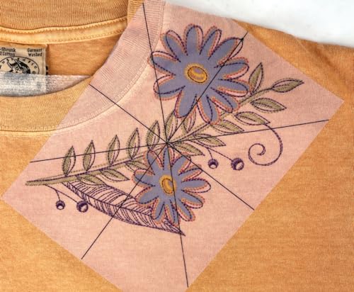 Print & Stick Target Paper, Adhesive Machine Embroidery Templates