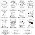Wxiben 15 Pcs Inspirational Quote Rub on Transfers for Crafts and Furniture - style: Vintage Words