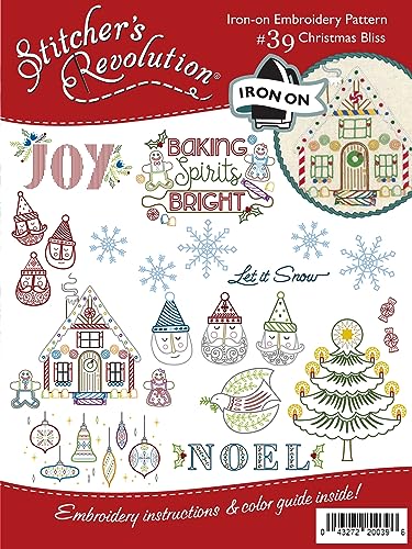 Stitcher's Revolution Iron-On Transfers-Christmas Bliss